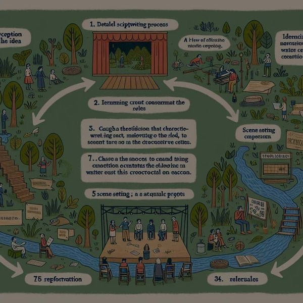 Quelles sont les étapes pour écrire et mettre en scène une pièce de théâtre sur l'écologie ?